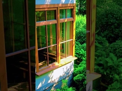 สี Custom Building Glass Curtain Wall, ระบบ Uniteized Curtain Wall การสร้างกระจก