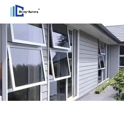น้ํากันอัลลูมิเนียม Awning หน้าต่าง Power Coating แรง Break แอลลูมิเนียมหน้าต่าง