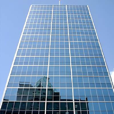 Powder Coating Unified Curtain Wall Thermal Insulation Curtain Wall Window Wall ผนังหน้าต่าง ผนังหน้าต่าง